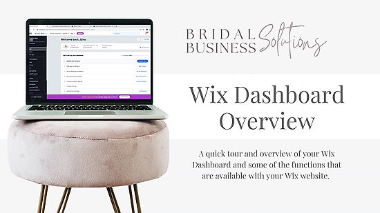 An Overview of Your Wix Dashboard